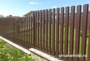 Штакетник широкий 115 мм 8017 шоколад в городе Москва
